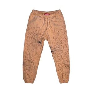 Supreme Peach Web Pattern Pants
